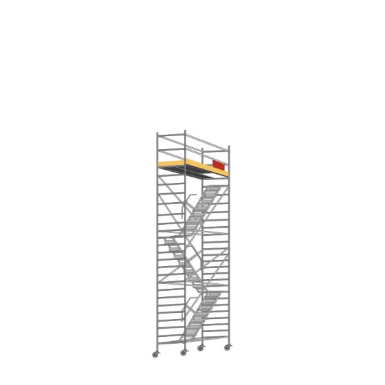 Vozni oder iz alu Mod. F - Arbeitshöhe: 8,30 m ,  Gerüsthöhe: 7,30 m ,  Standhöhe: 6,30 m