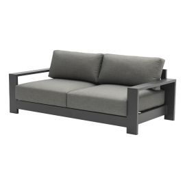 lounge sofa 3-sed London iz aluminija - barva: antracit, mere: 2150 x 840 x 670 mm